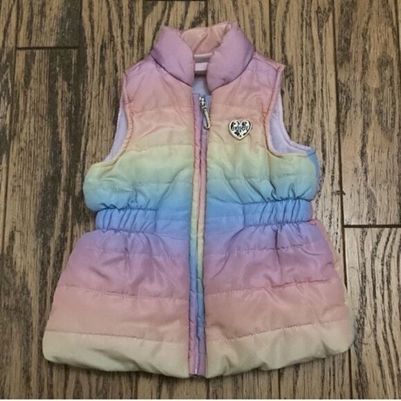 Juicy Couture colorful puffer vest 100% polyester - Picture 1 of 4